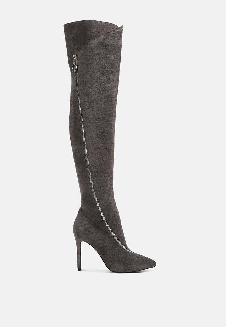 tsarina zip around long boot by ruw#color_grey