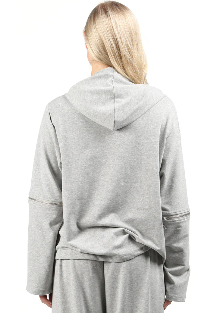 hoodie with drawstring#color_heather-grey