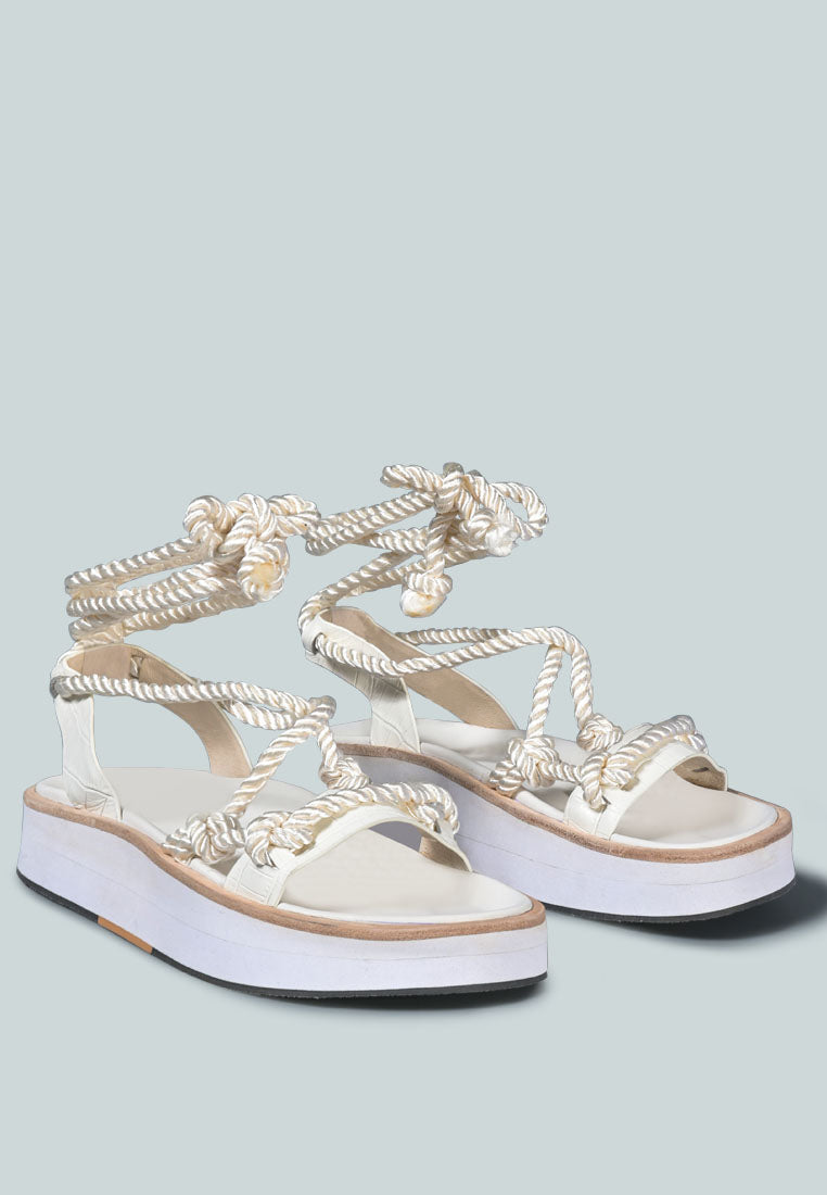 kendall strings platform leather sandal by ruw#color_white