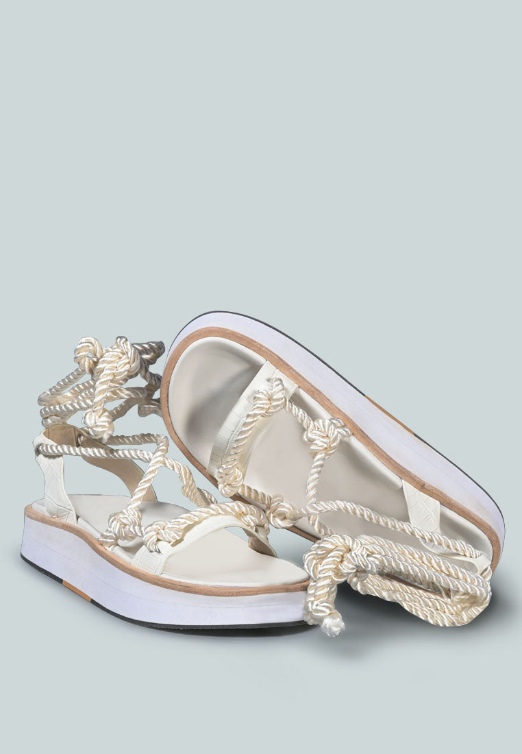 kendall strings platform leather sandal by ruw#color_white