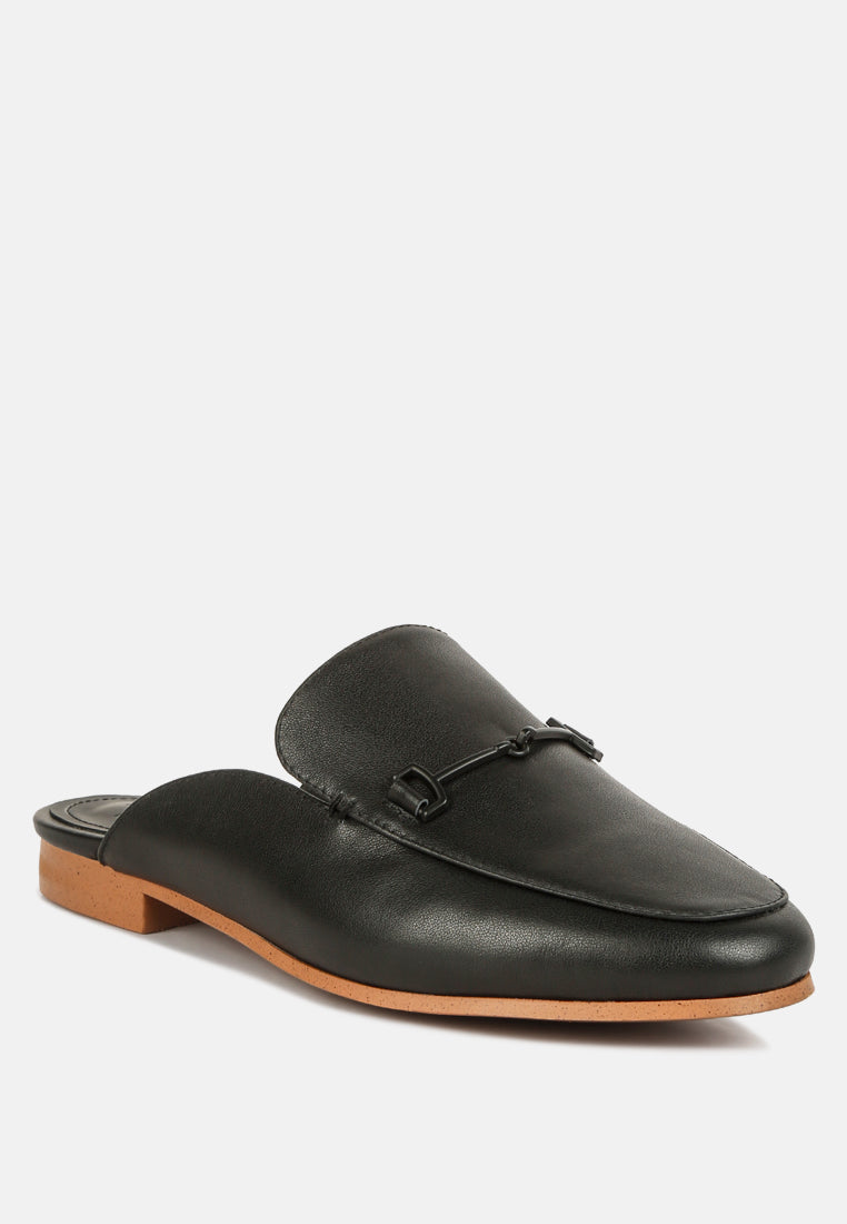 kristy horsebit embellished mules by ruw#color_black