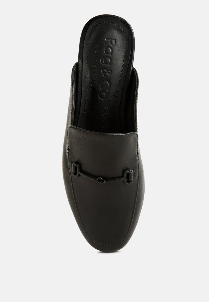 kristy horsebit embellished mules by ruw#color_black