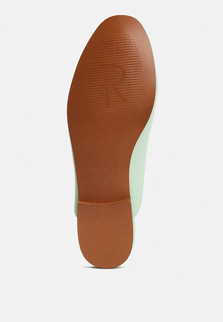 kristy horsebit embellished mules by ruw#color_beige
