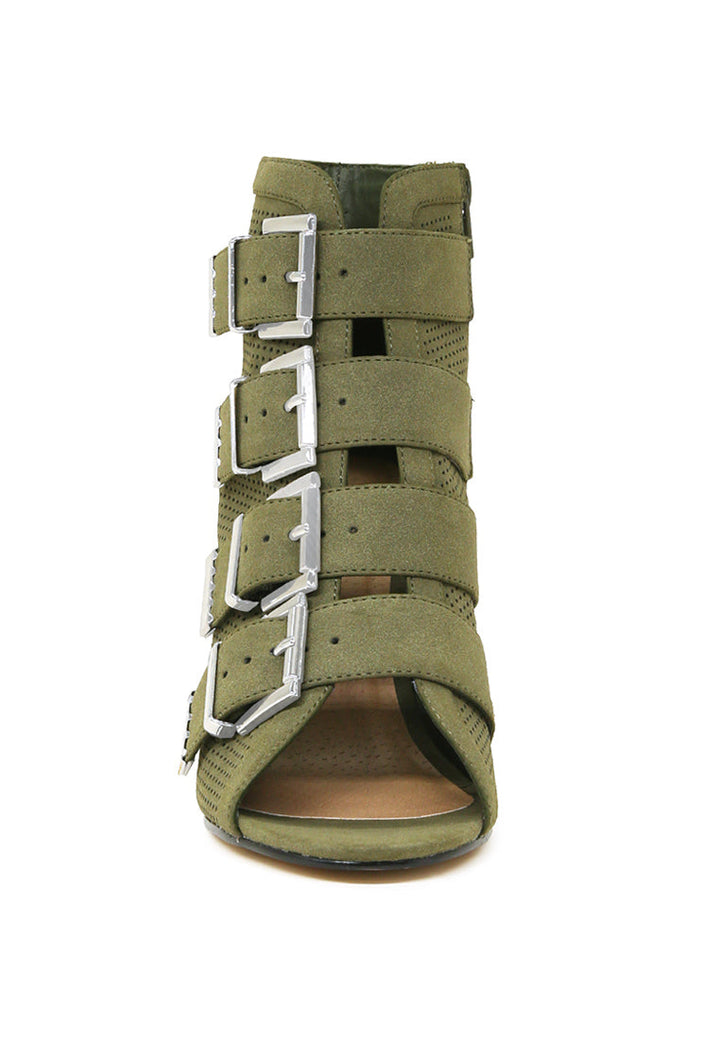 tess peep toe buckled block heel sandals#color_green