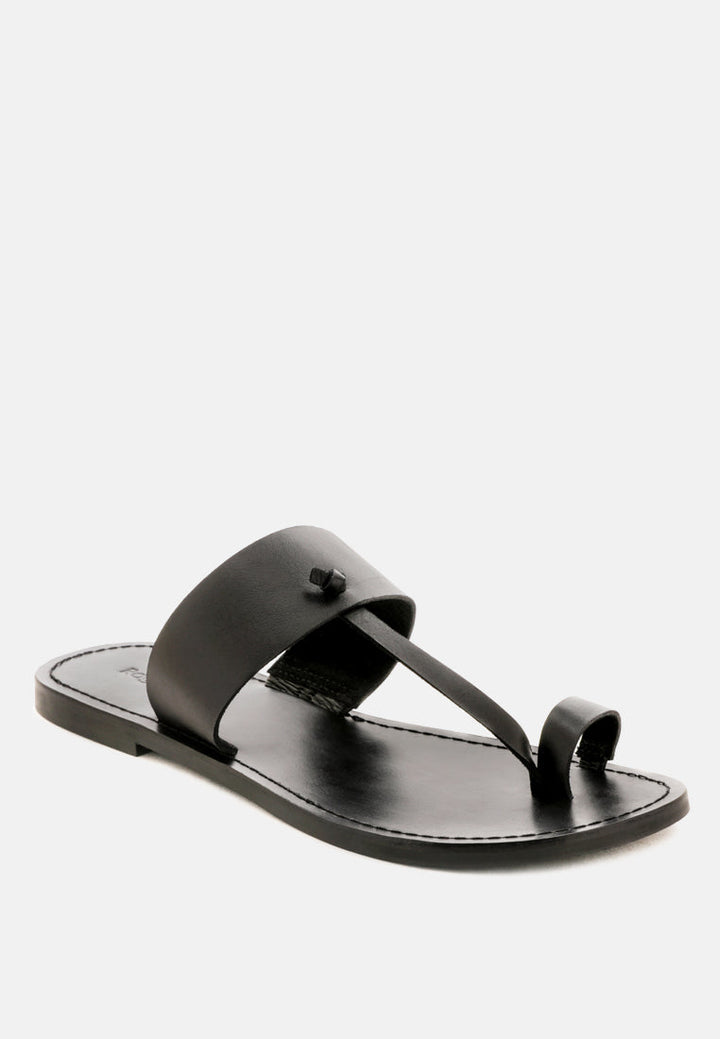 leona thong flat sandals by ruw#color_black