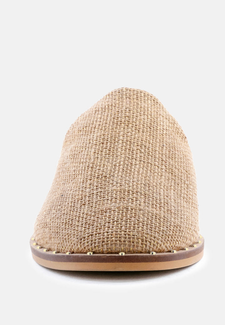 lia handcrafted canvas mules by ruw#color_camel
