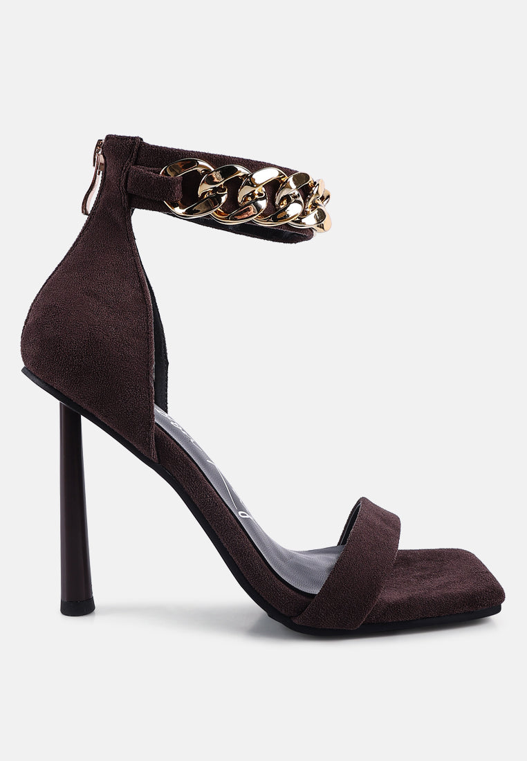 last sip micro suede high heel sandals by ruw#color_brown