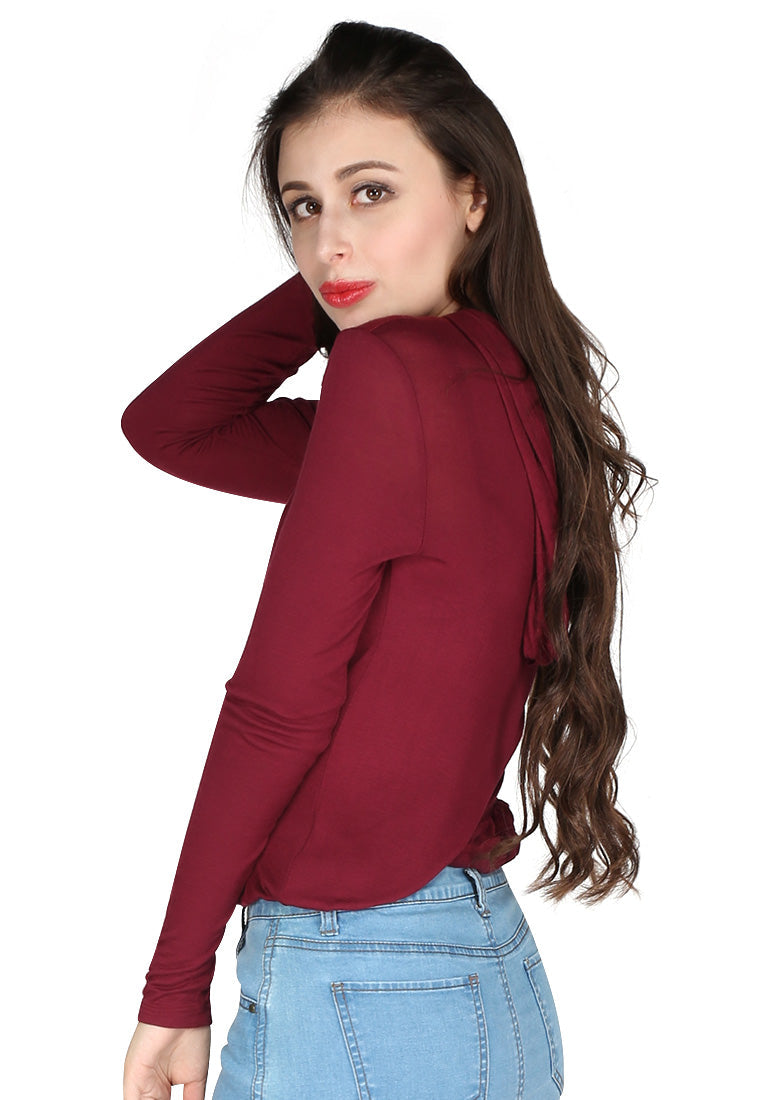 womens full sleeves hoodie#color_red
