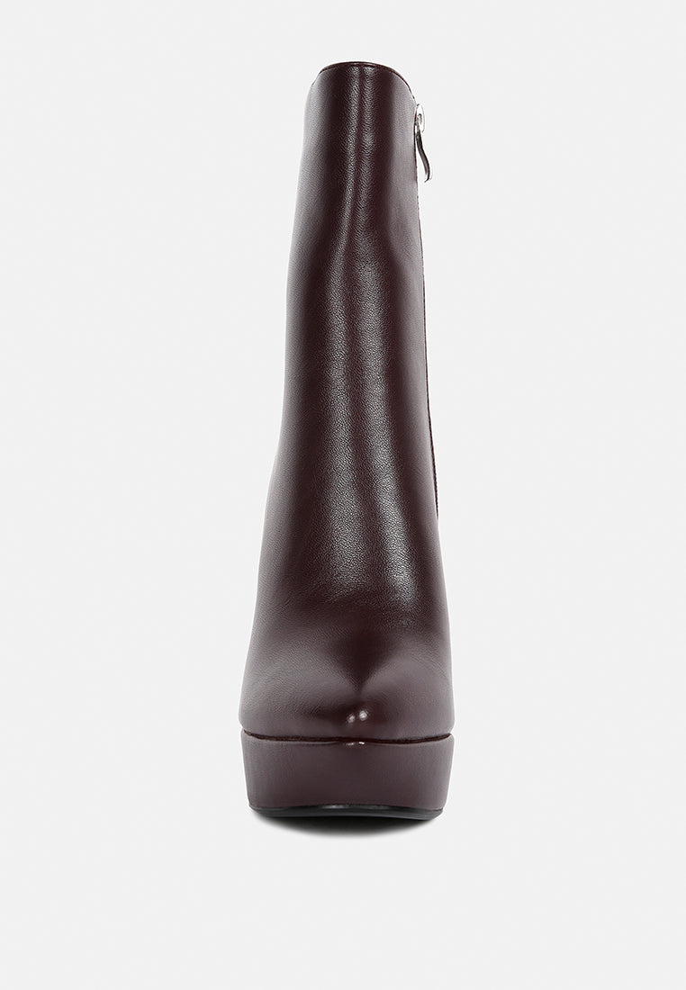 magna platform heels ankle boot by ruw#color_burgundy