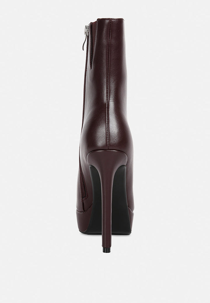 magna platform heels ankle boot by ruw#color_burgundy