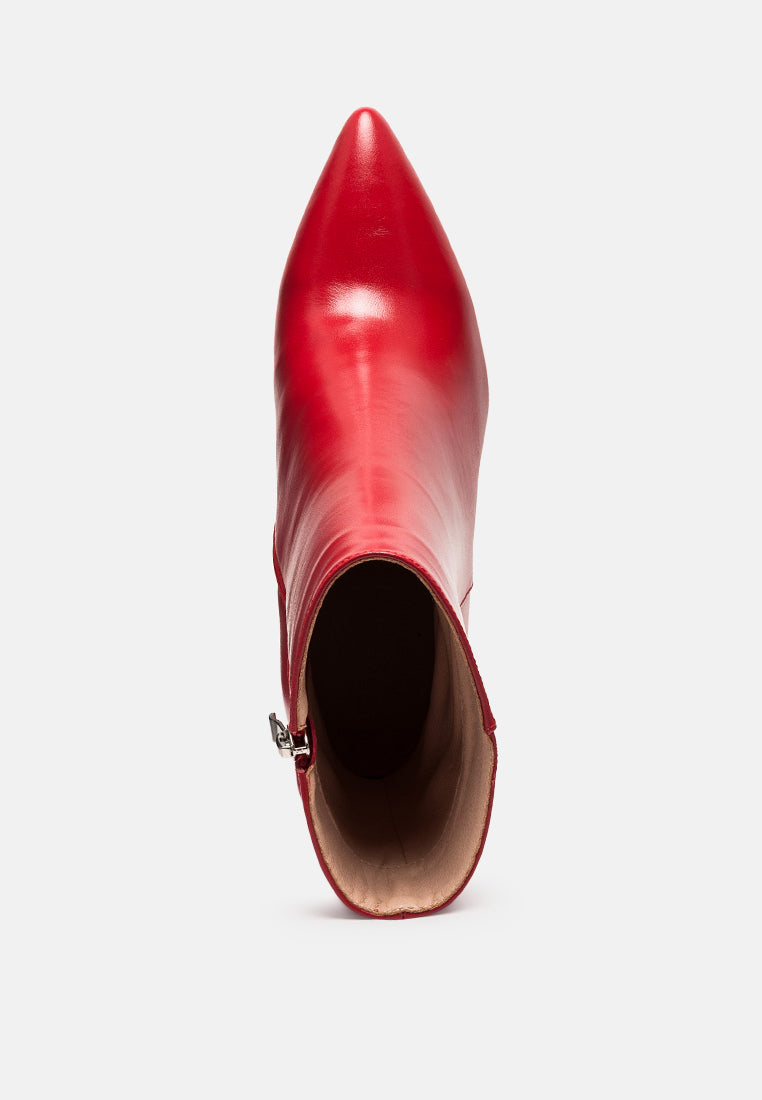 block heeled leather ankle boot by ruw#color_red