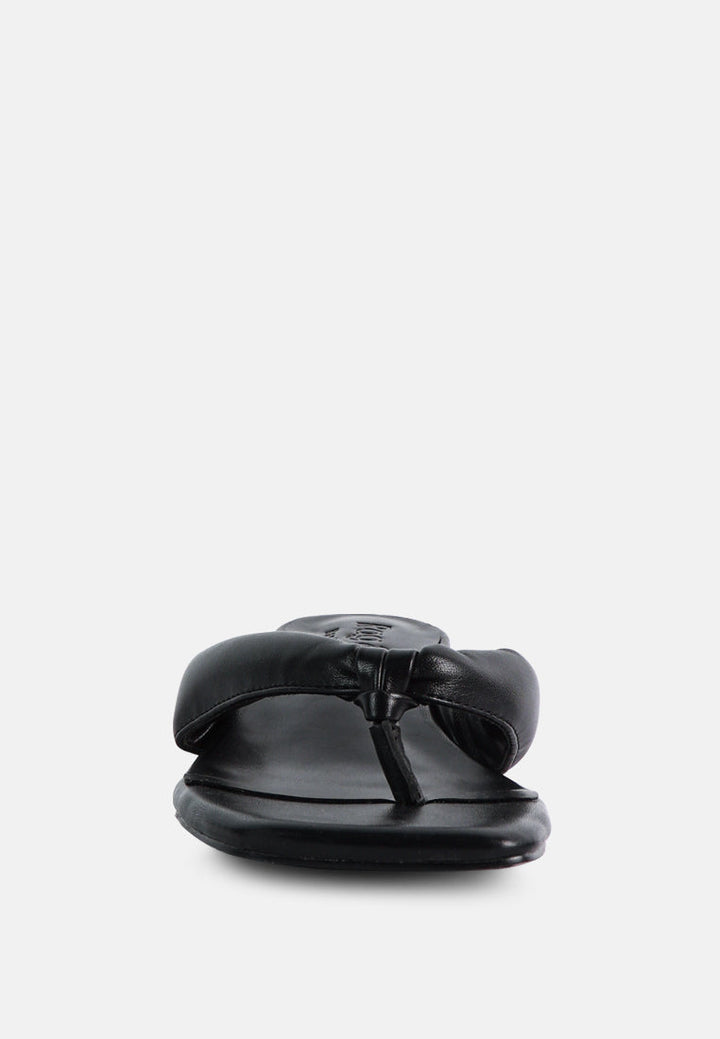 memestar low heel thong sandals by ruw#color_black