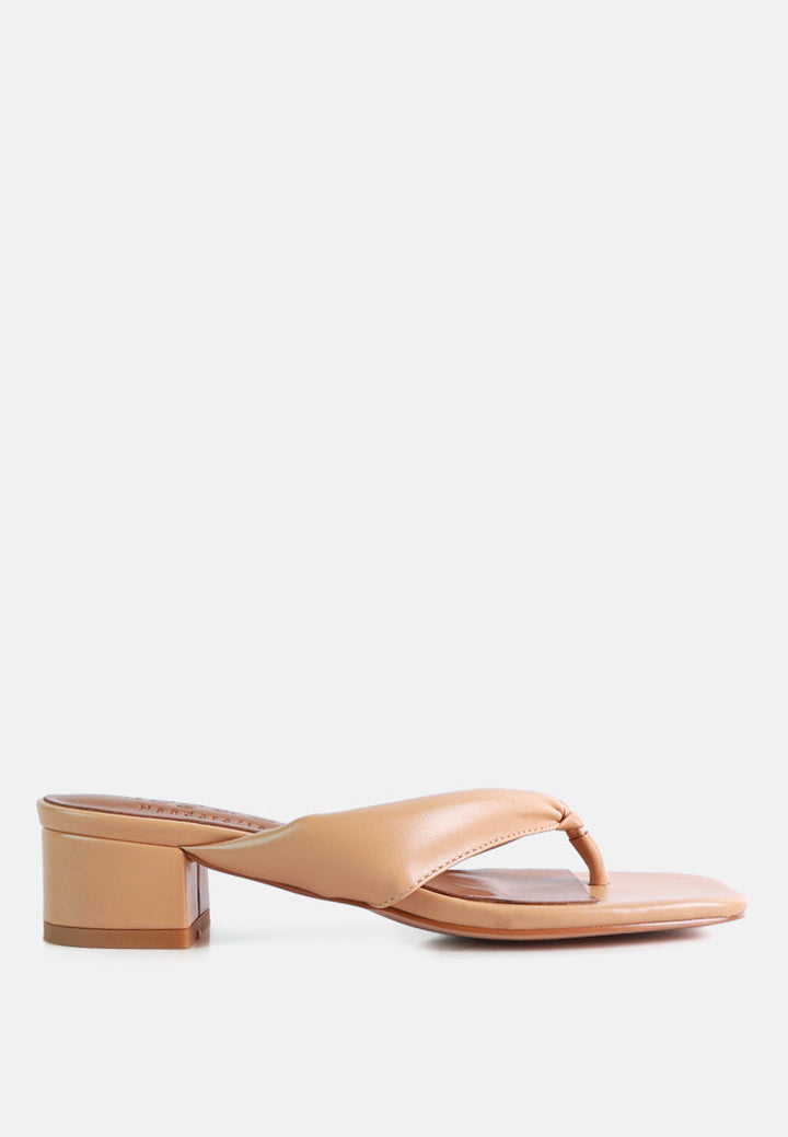 memestar low heel thong sandals by ruw#color_latte