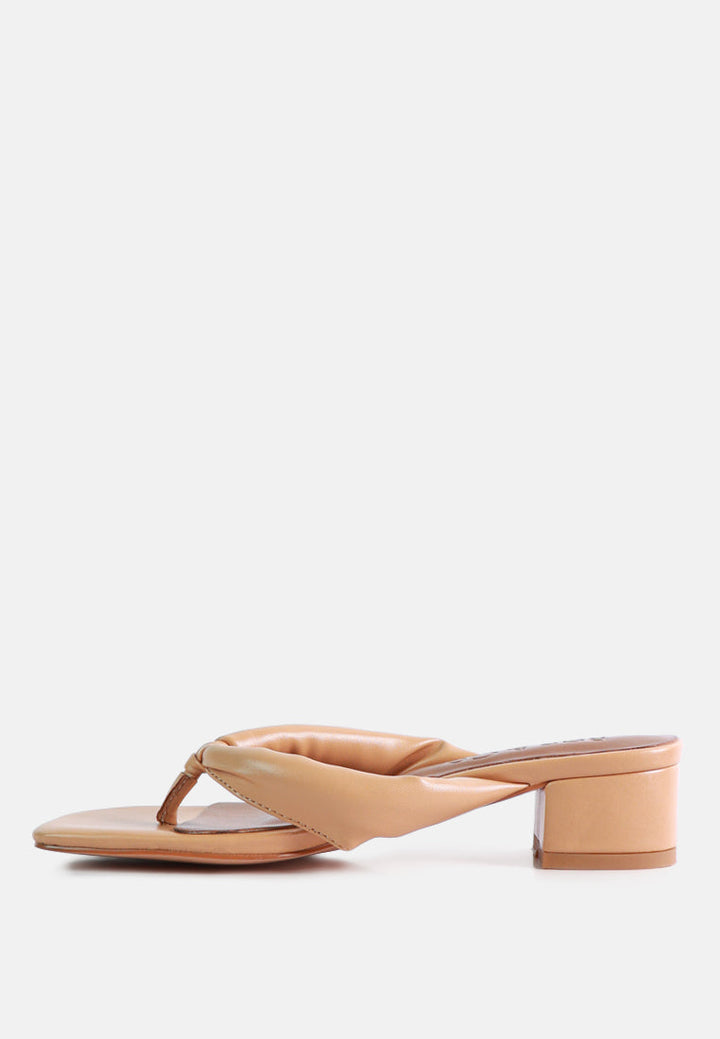 memestar low heel thong sandals by ruw#color_latte