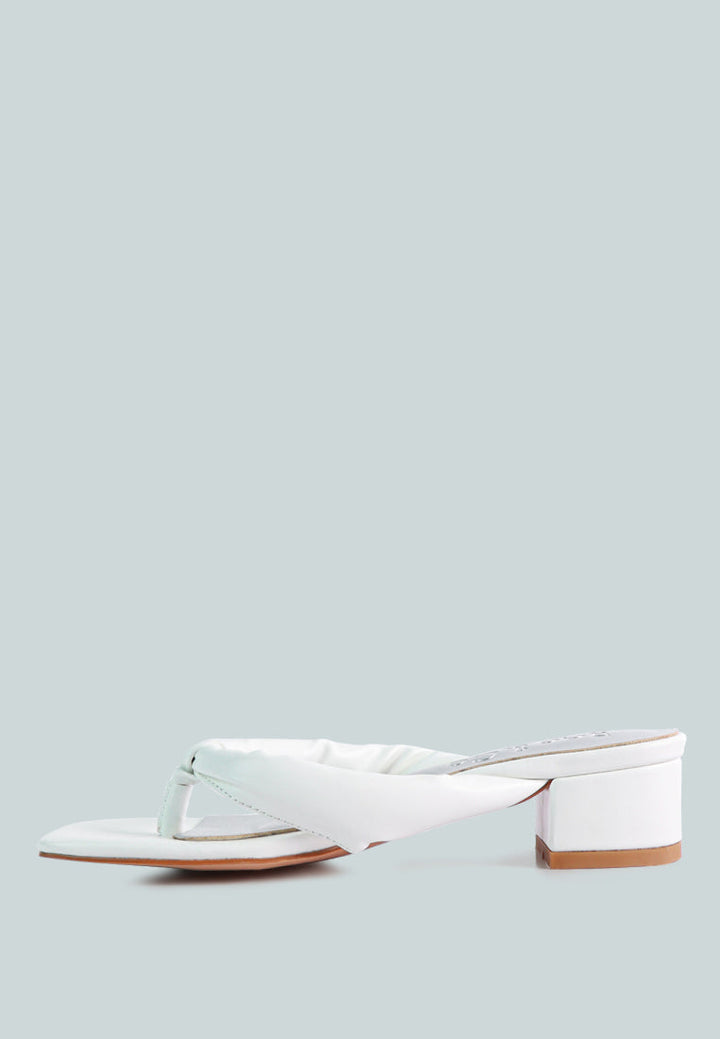 memestar low heel thong sandals by ruw#color_white