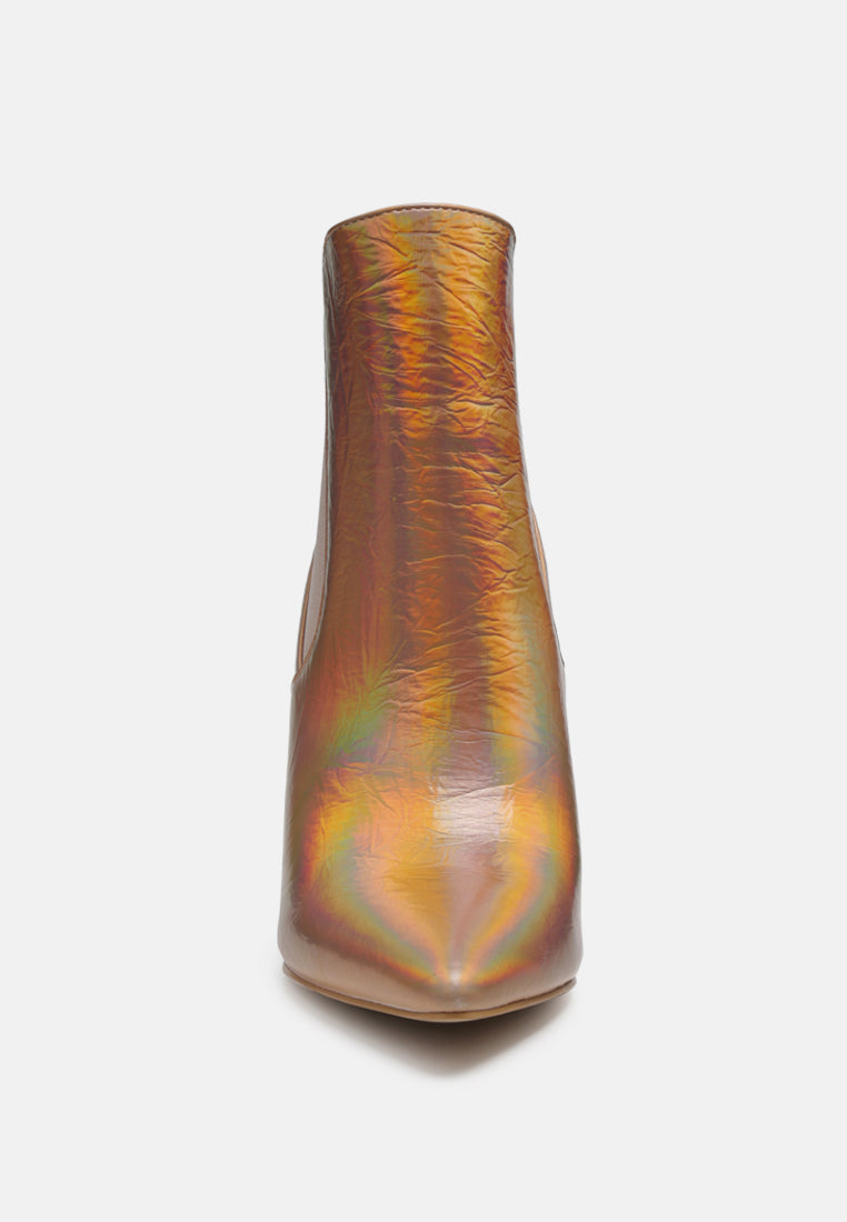 molina high heeled chelsea boot by ruw#color_gold