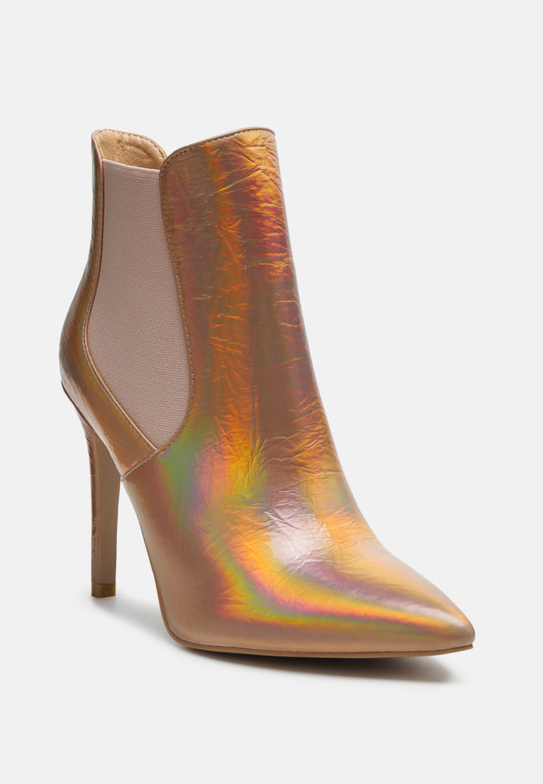 molina high heeled chelsea boot by ruw#color_gold