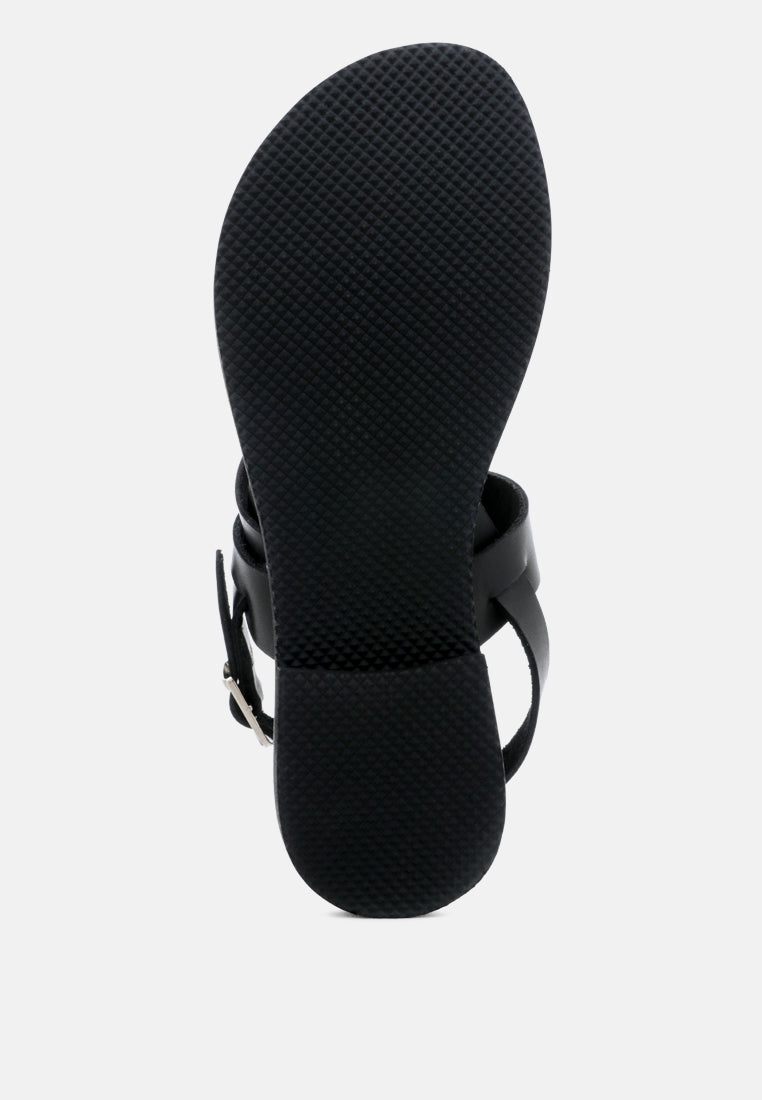mona flat summer sandals by ruw#color_black