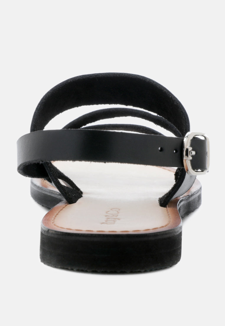 mona flat summer sandals by ruw#color_black