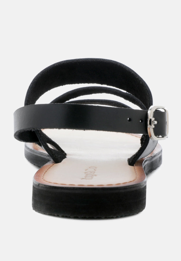 mona flat summer sandals by ruw#color_black