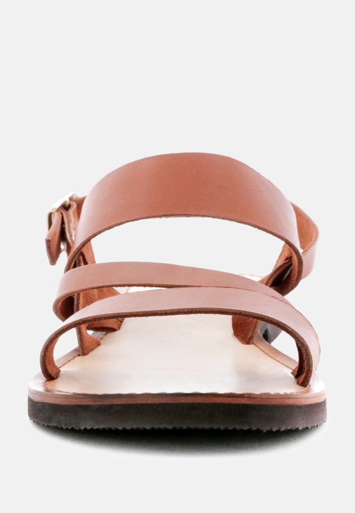 mona flat summer sandals by ruw#color_tan