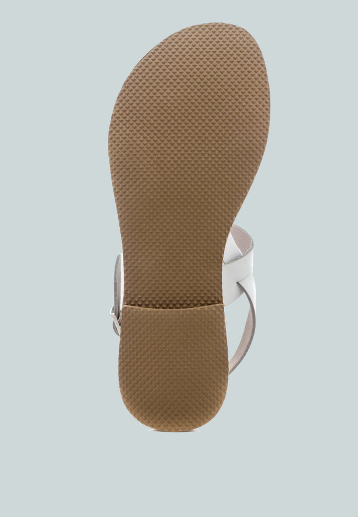 mona flat summer sandals by ruw#color_white