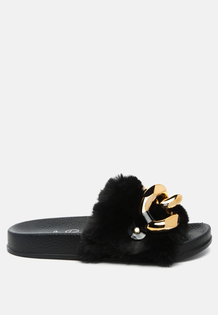 munks big metal fur slides by ruw#color_black