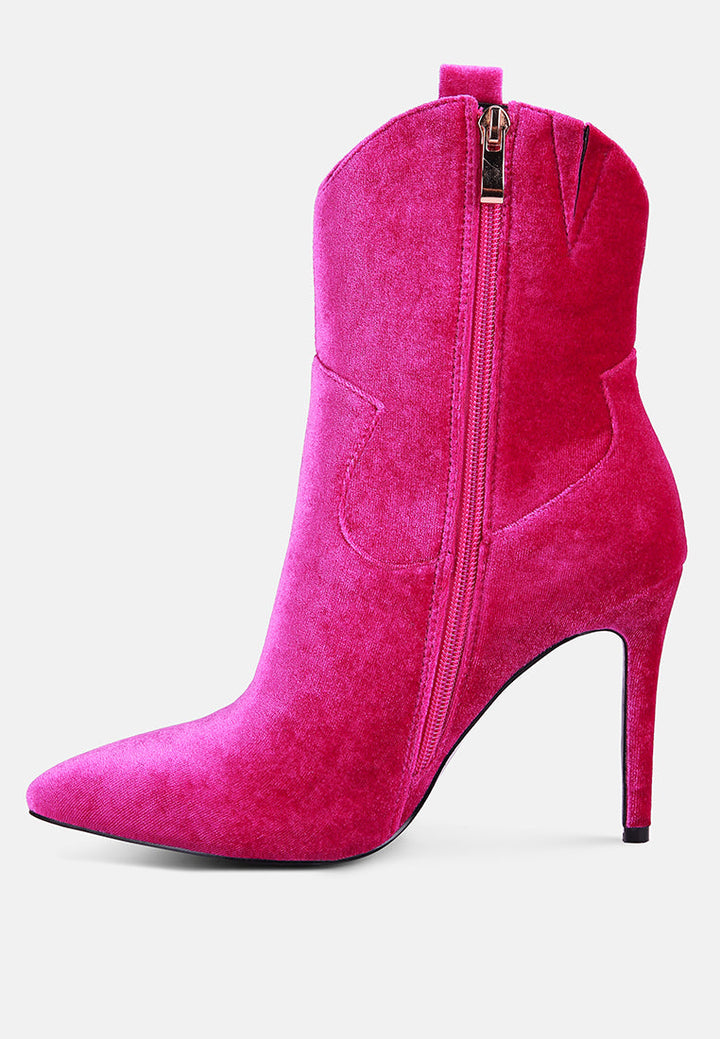 nat love velvet cow girl boot by ruw#color_fuchsia