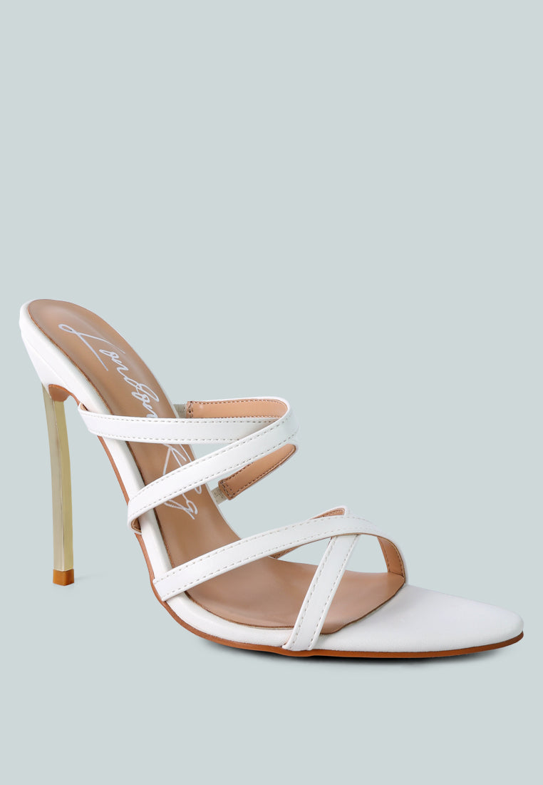 nightclub ready strappy stiletto heel sandal by ruw#color_white