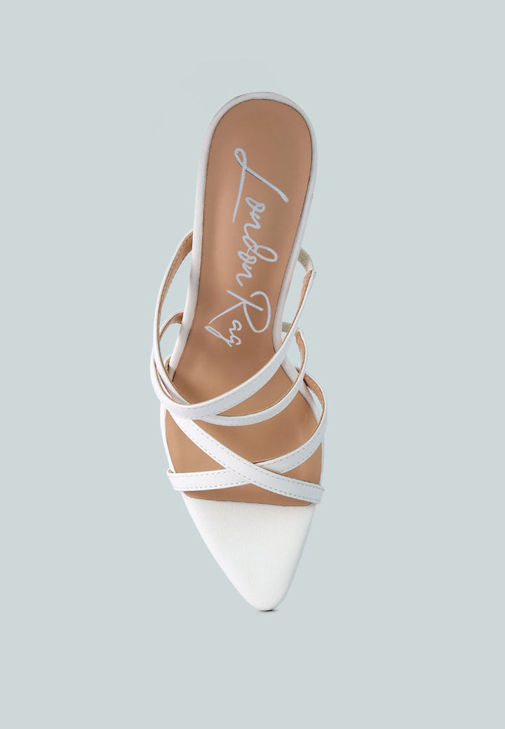 nightclub ready strappy stiletto heel sandal by ruw#color_white