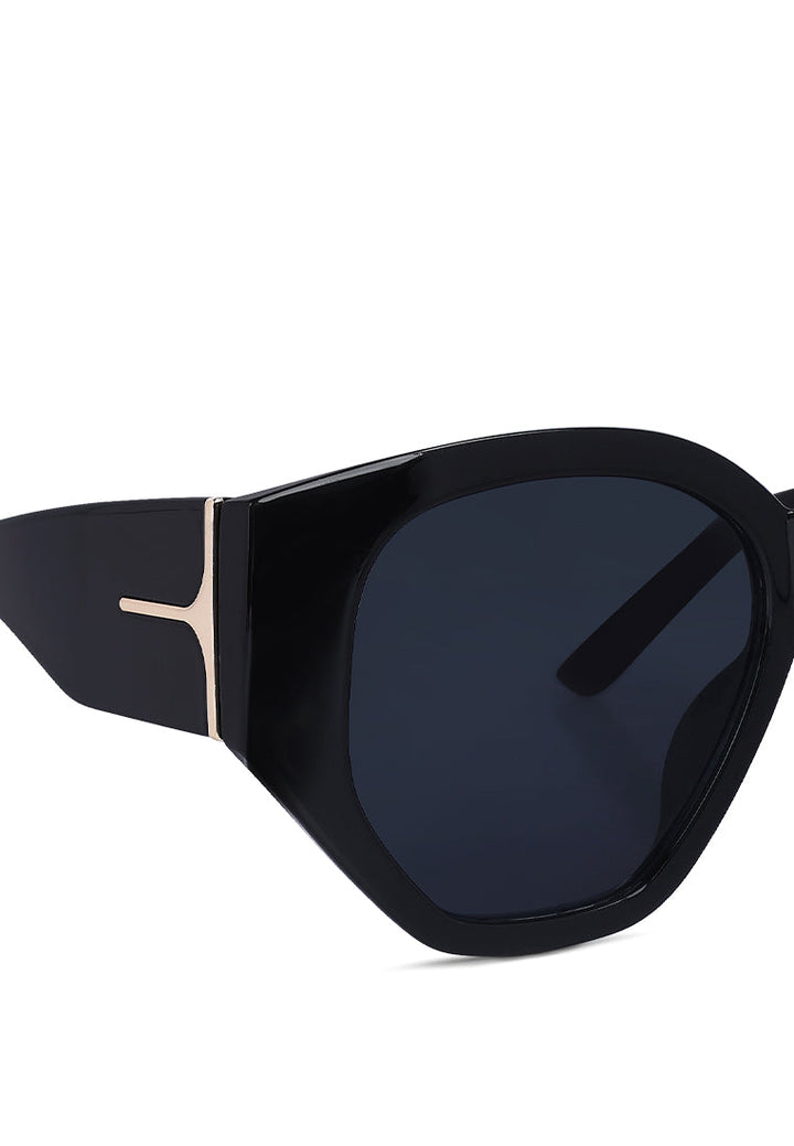 oversized clubmaster sunglasses#color_black