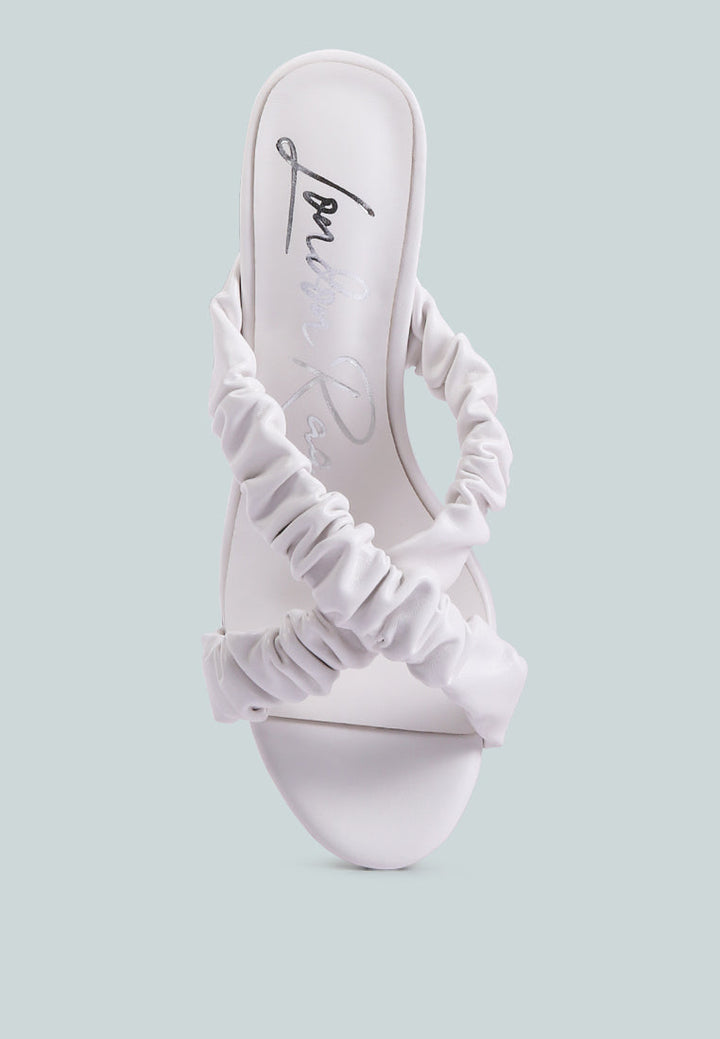 page 3 scrunchie strap block sandals by ruw#color_off-white