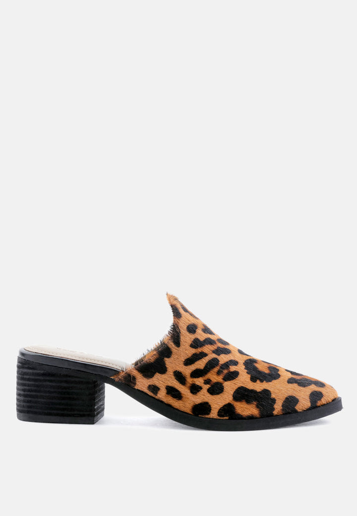 palma natural stacked heel mules by ruw#color_leopard
