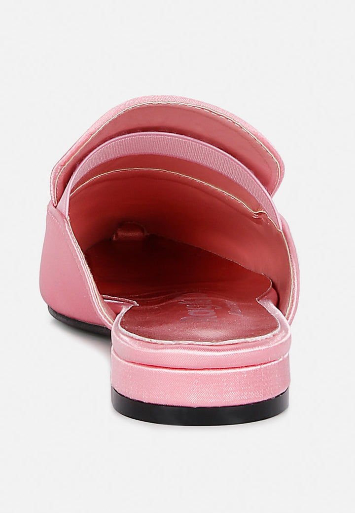 perrine diamante brooch slip on mules by ruw#color_blush