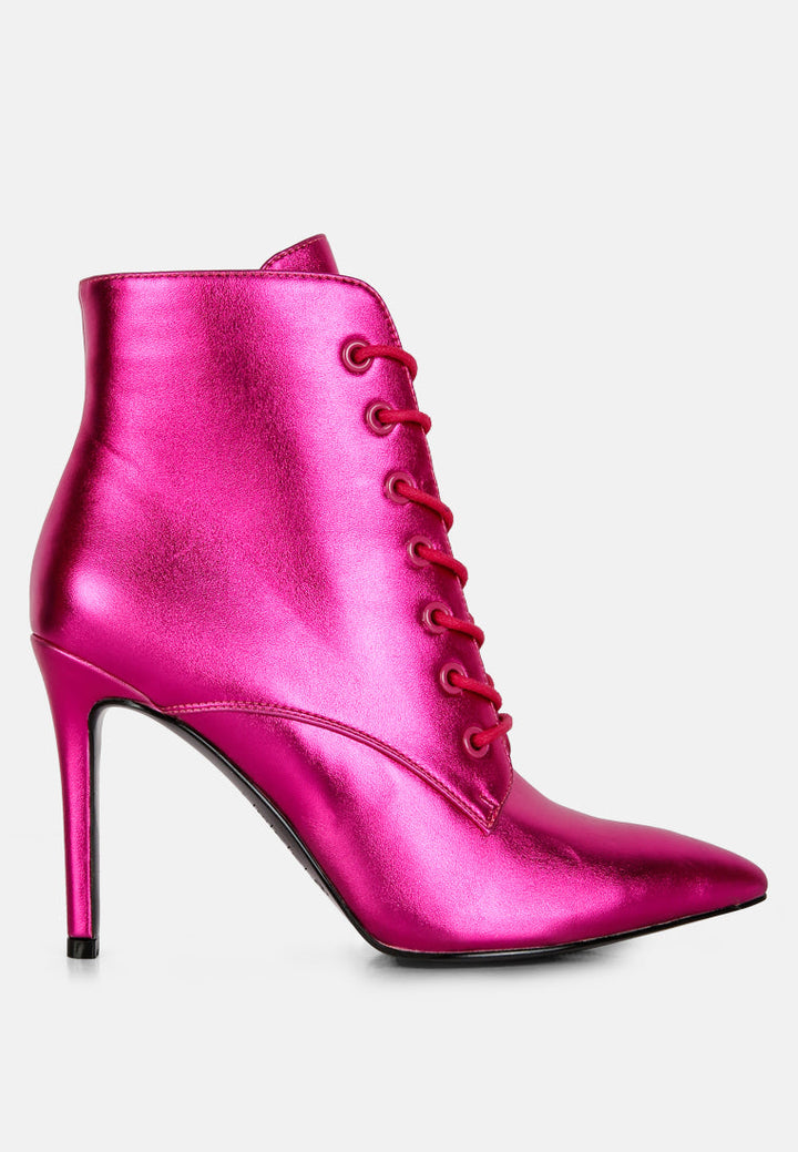 piet metallic stiletto ankle boot by ruw#color_fuchsia