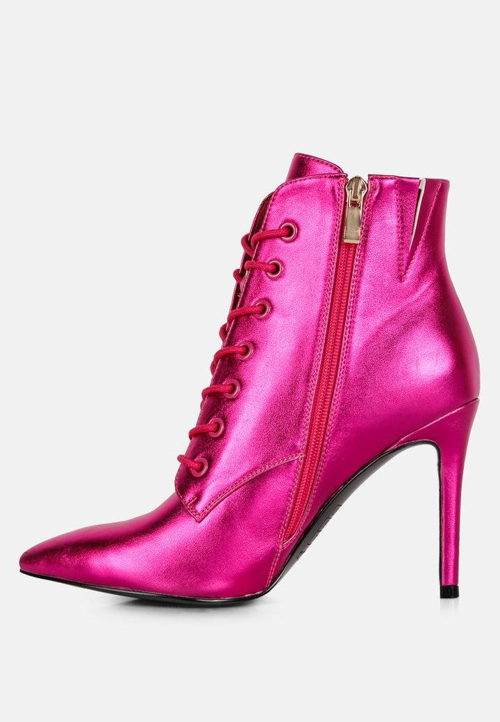 piet metallic stiletto ankle boot by ruw#color_fuchsia