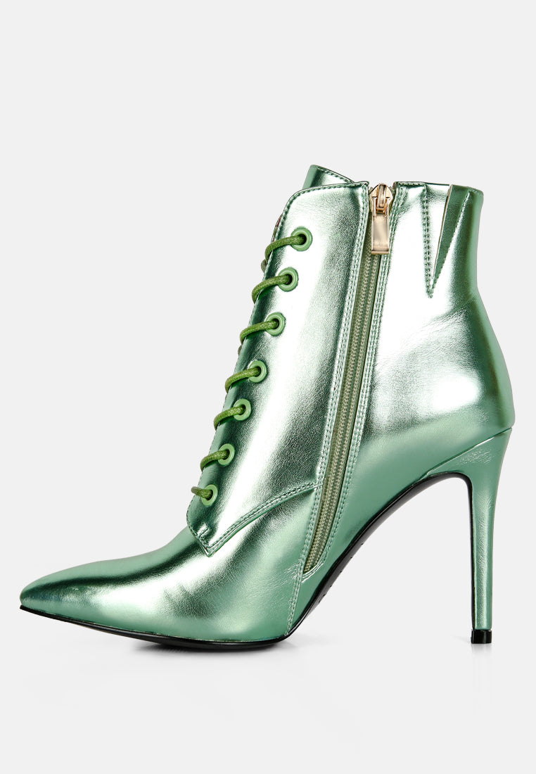 piet metallic stiletto ankle boot by ruw#color_green