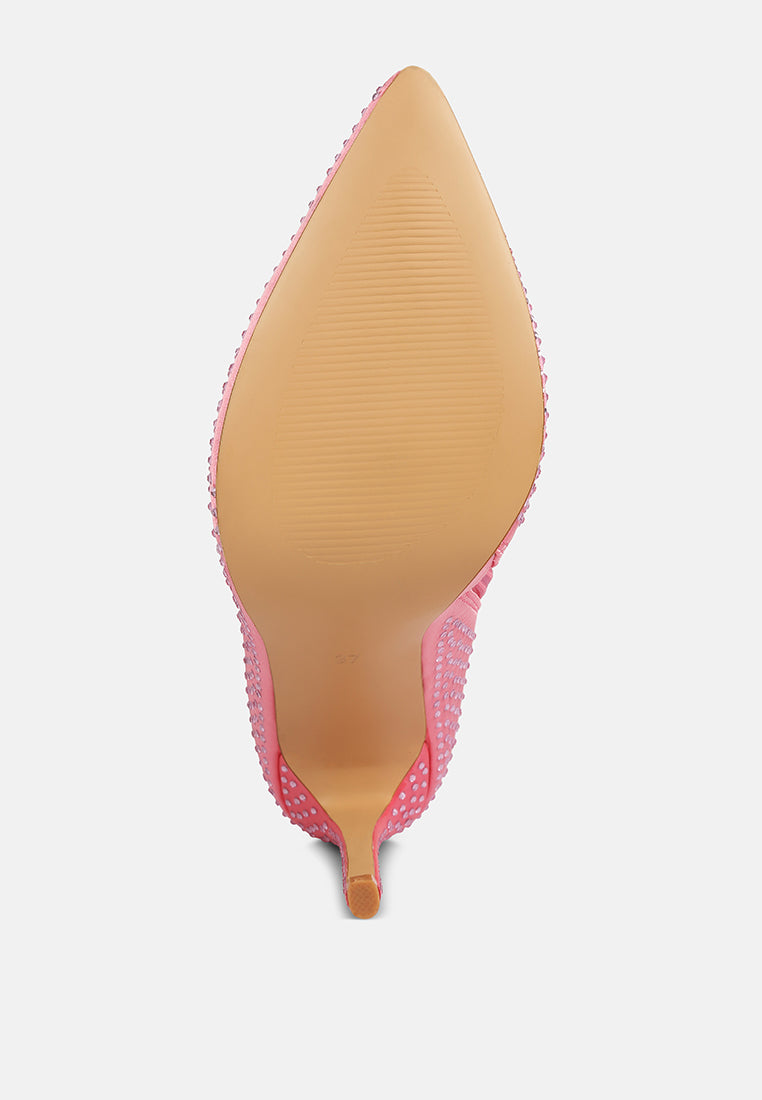 pipette diamante set high heeled calf boot by ruw#color_pink