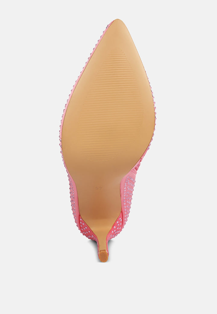 pipette diamante set high heeled calf boot by ruw#color_pink