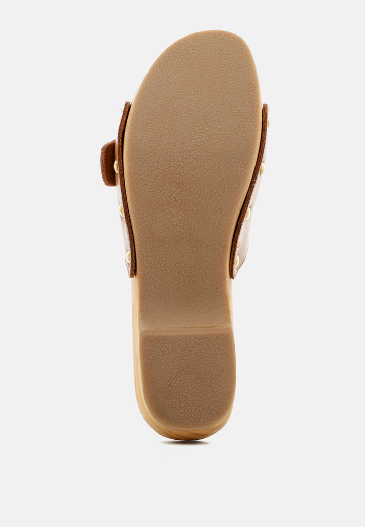 polly clogs by ruw#color_tan