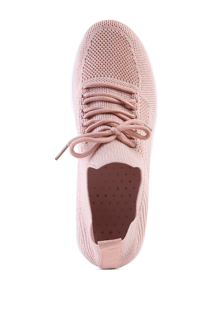 pologirl wedge lace-up sneakers#color_blush