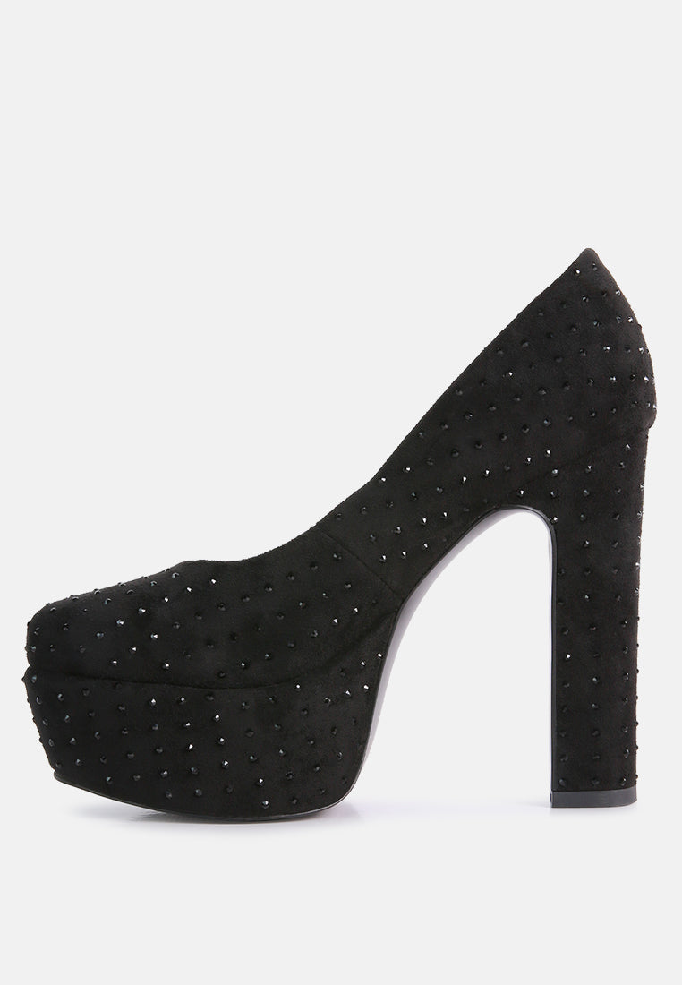 poppins glinting platform high pumps by ruw#color_black