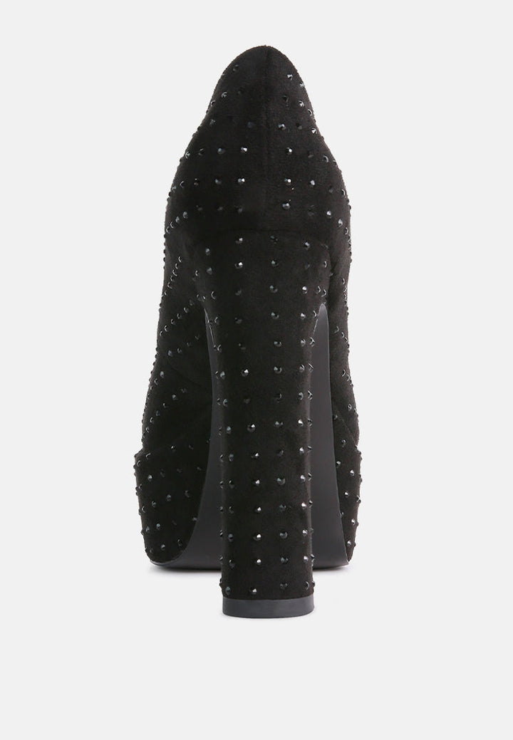 poppins glinting platform high pumps by ruw#color_black