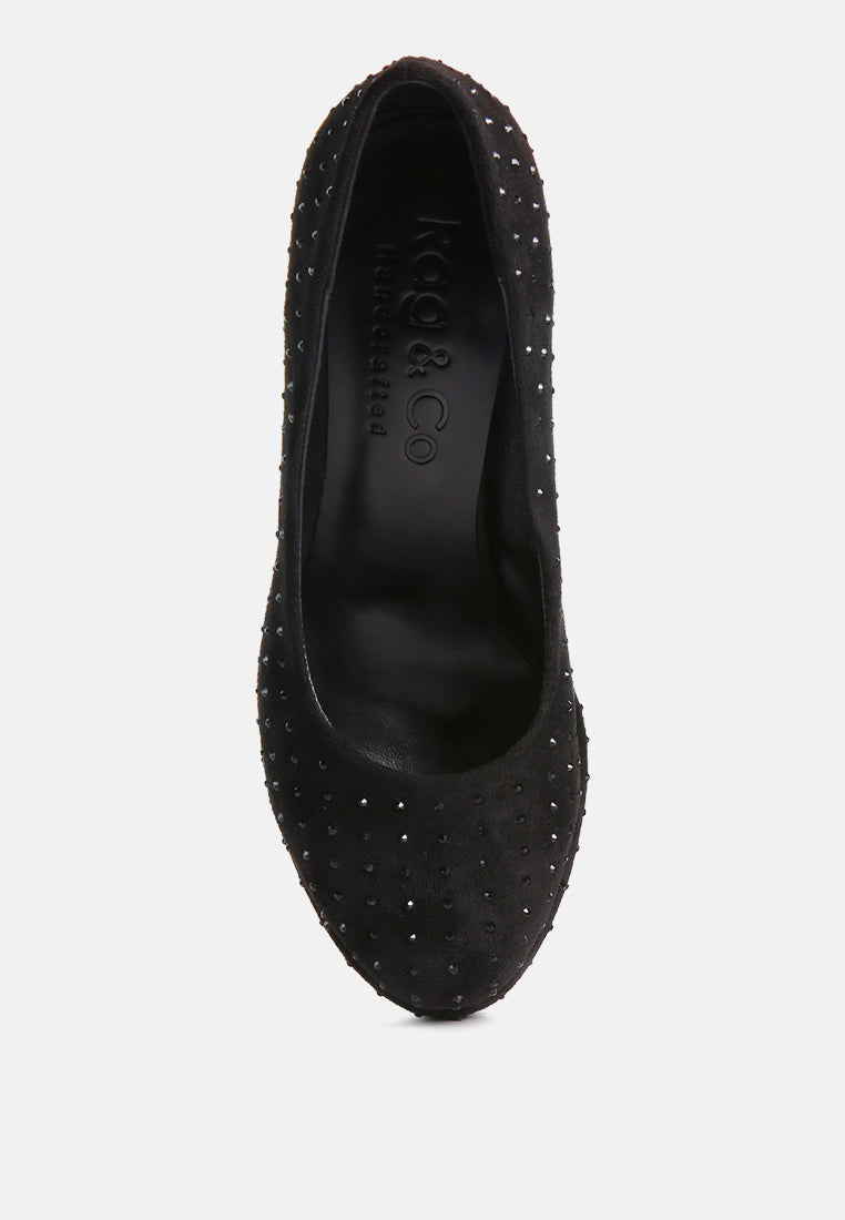 poppins glinting platform high pumps by ruw#color_black