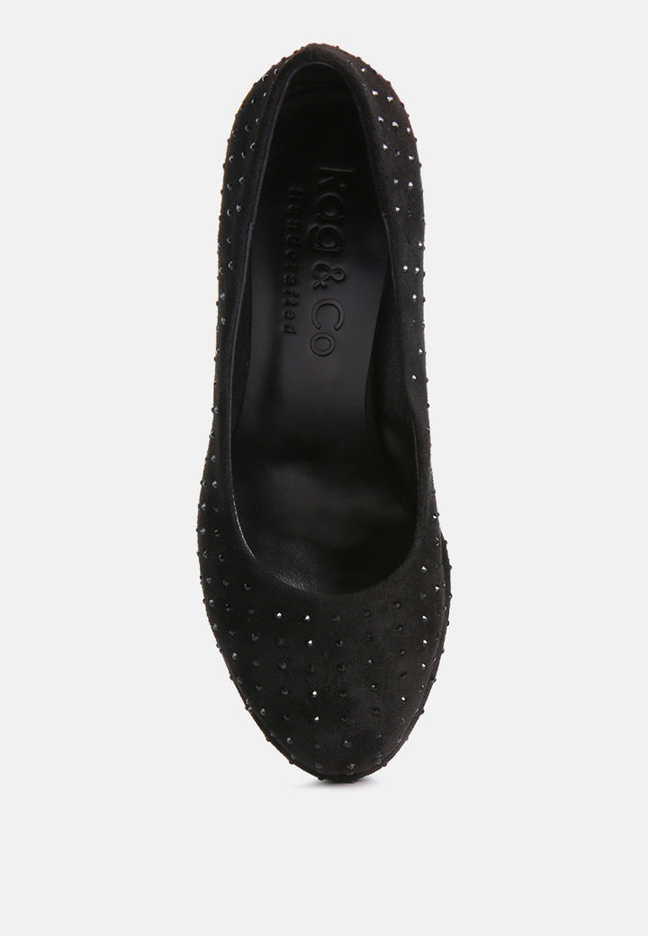 poppins glinting platform high pumps by ruw#color_black