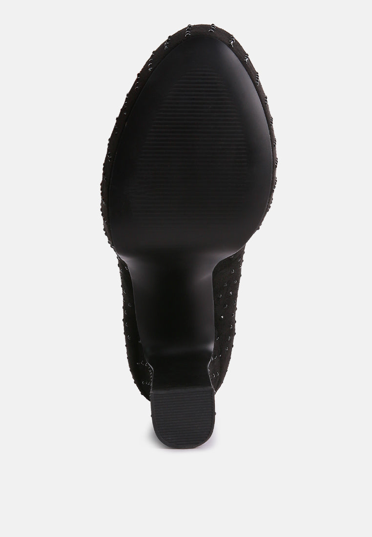 poppins glinting platform high pumps by ruw#color_black