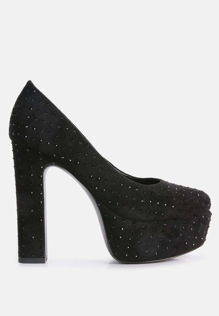 poppins glinting platform high pumps by ruw#color_black
