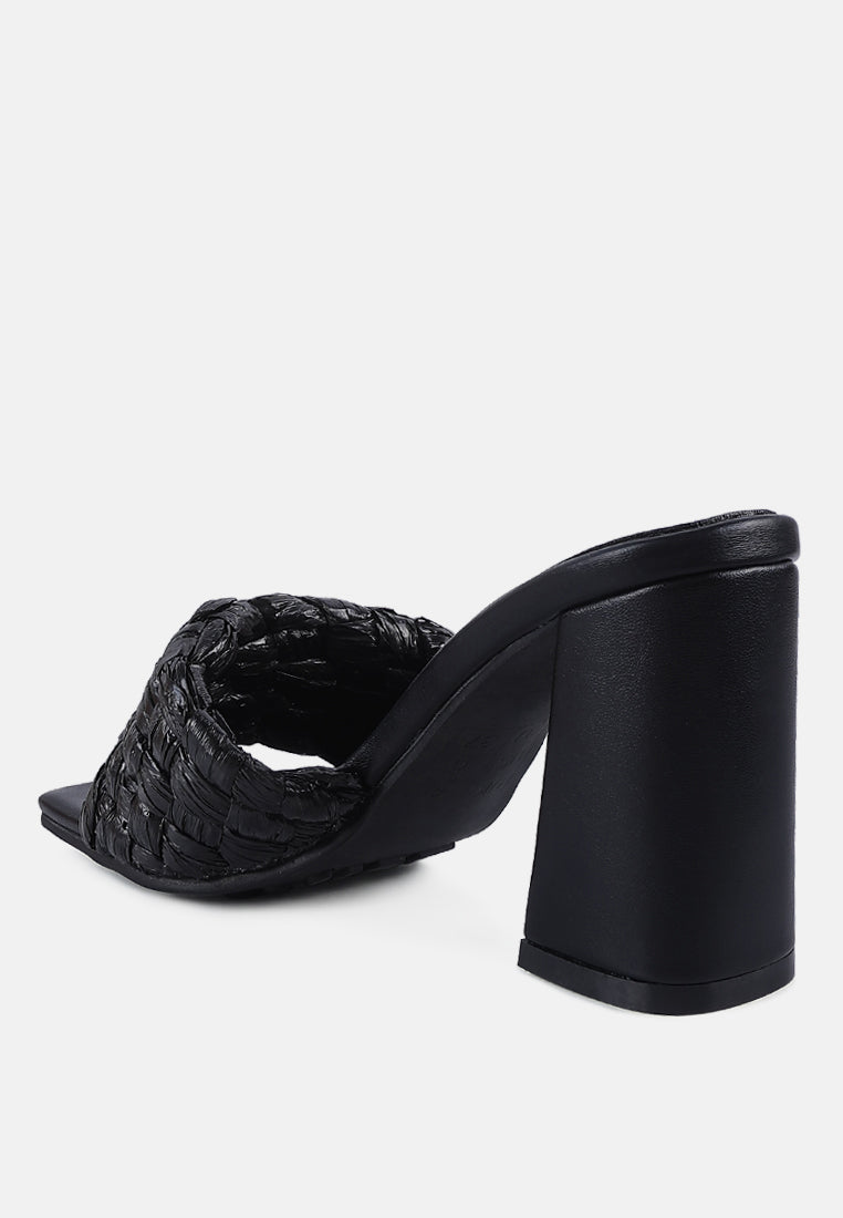 pout pro braided raffia block sandals by ruw#color_black