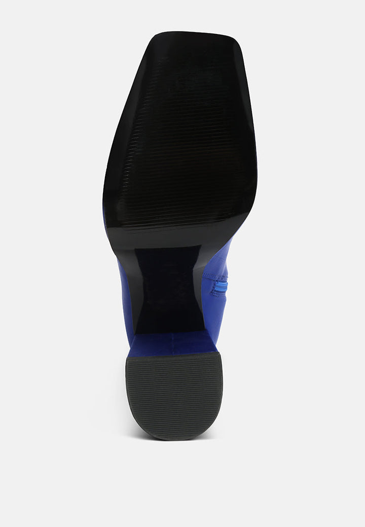 presto stretchable satin long boot by ruw#color_blue