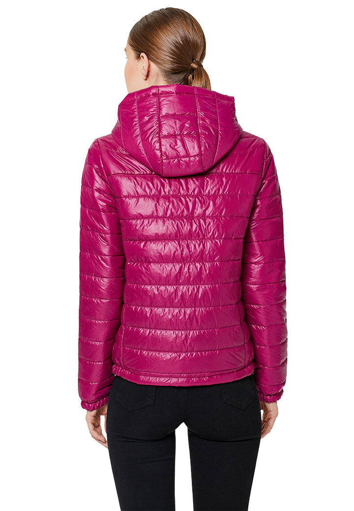hooded puffer jacket#color_purple